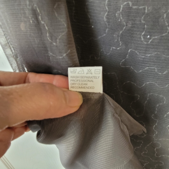 FARINELLI | Silver Sequin Dress - Small - Picture 6 of 7